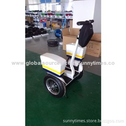2 Wheels self balance electric chariot scooter, police patrol with CE